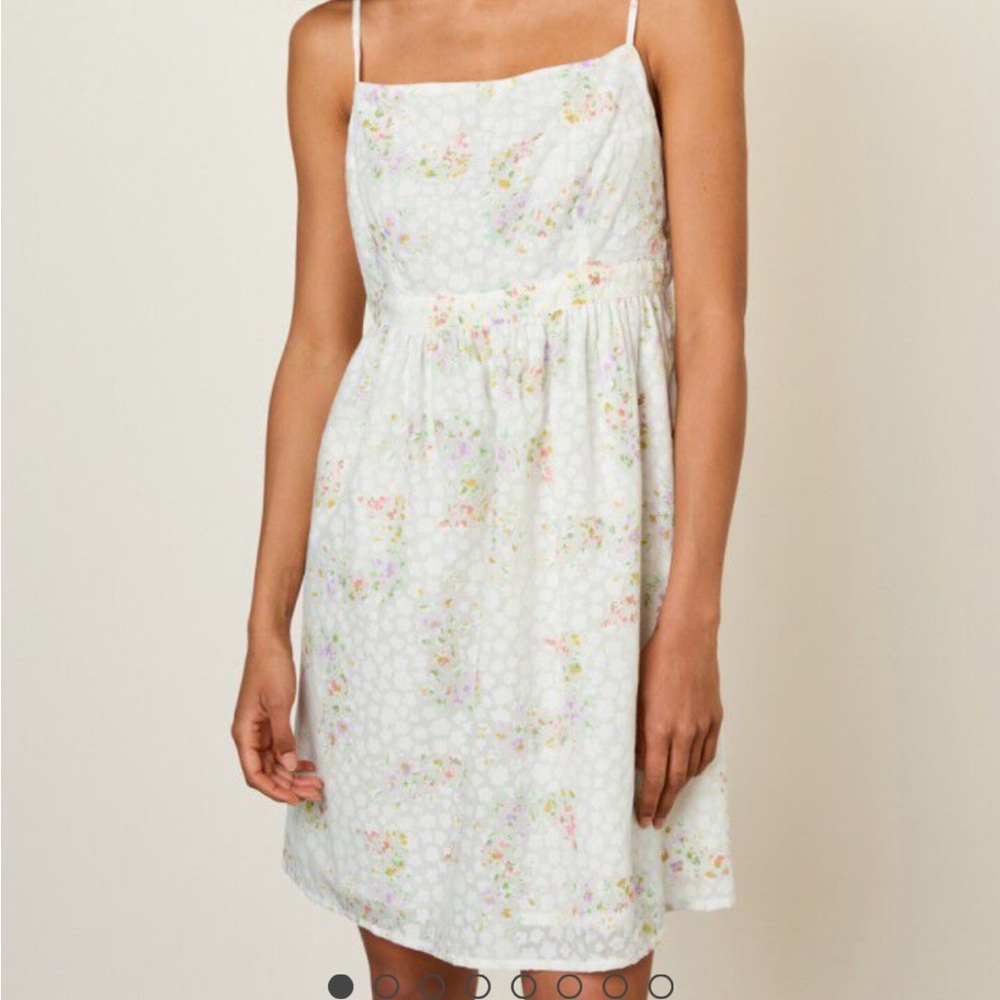 American Vintage Floral Dress White Size Medium